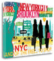 "New York City Life III" By Michael Mullan, Giclee Print on Gallery Wrap Canvas