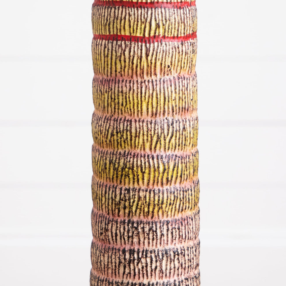 Close-up of trunk texture on white background.