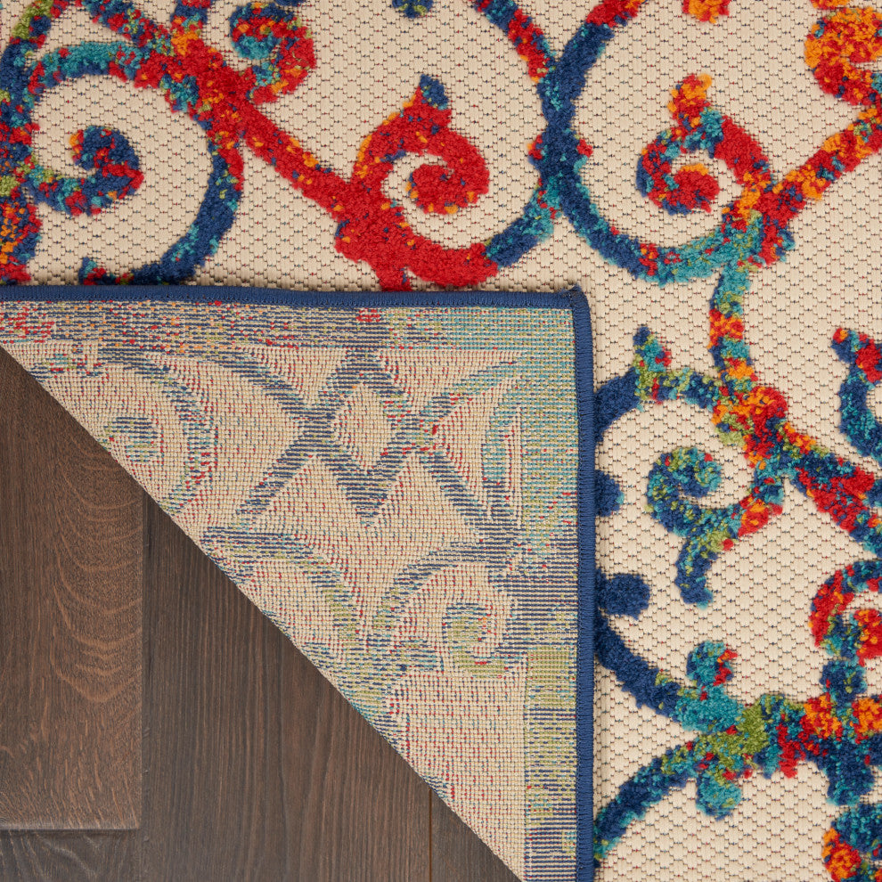 Nourison Aloha 3' x 5' Multicolor Contemporary Area Rug