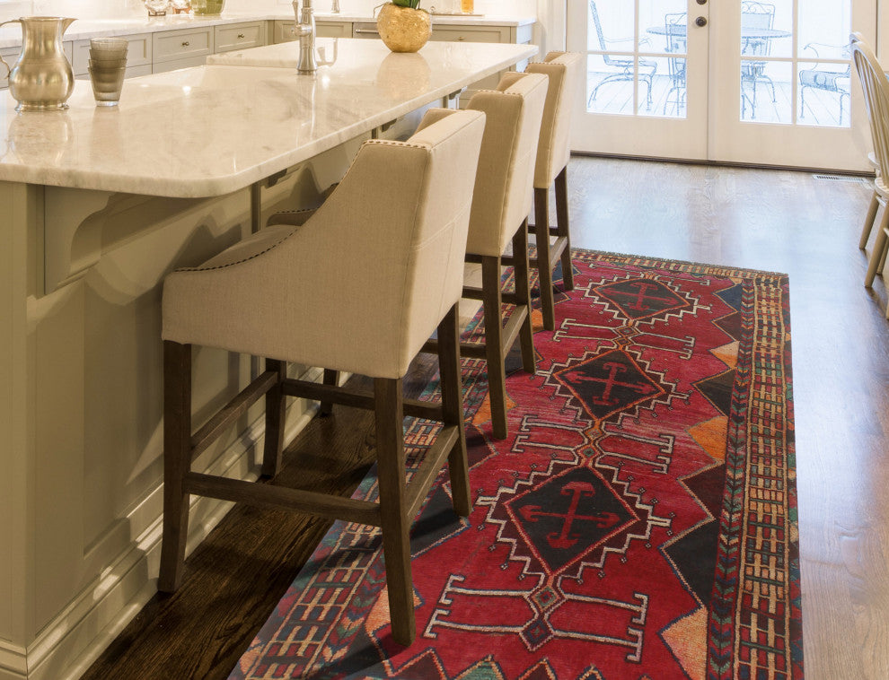 Semi-Antique Dilhan Red Runner