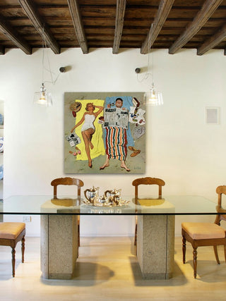 "Sunscreen" Painting Print on Canvas by Kurt Ard