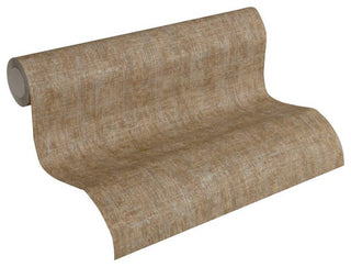 Plain Textured Wallpaper, Scattered Plaster Spots, Brown, 1 Roll