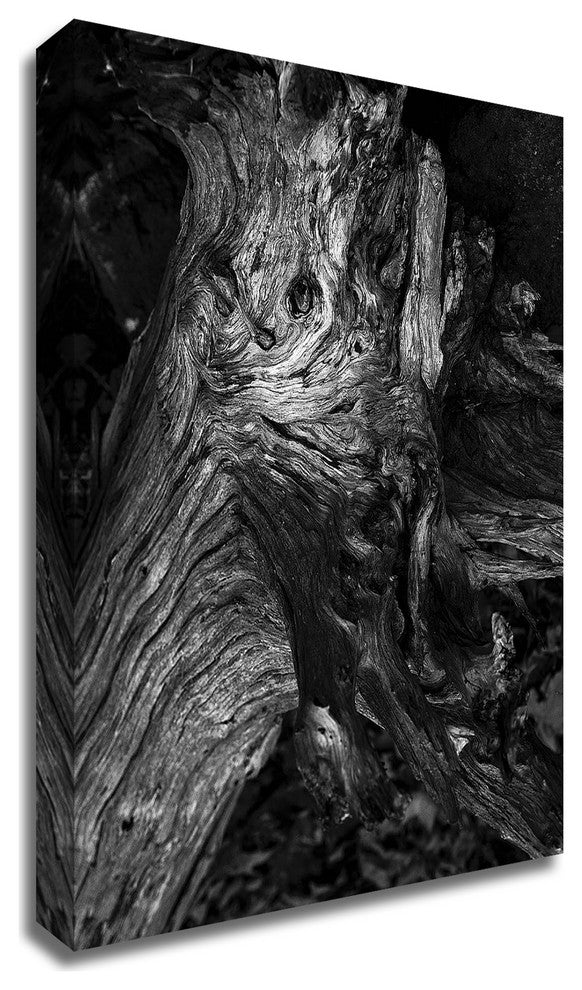 Black Wood by Design Fabrikken, Print on Canvas, 30"x42"