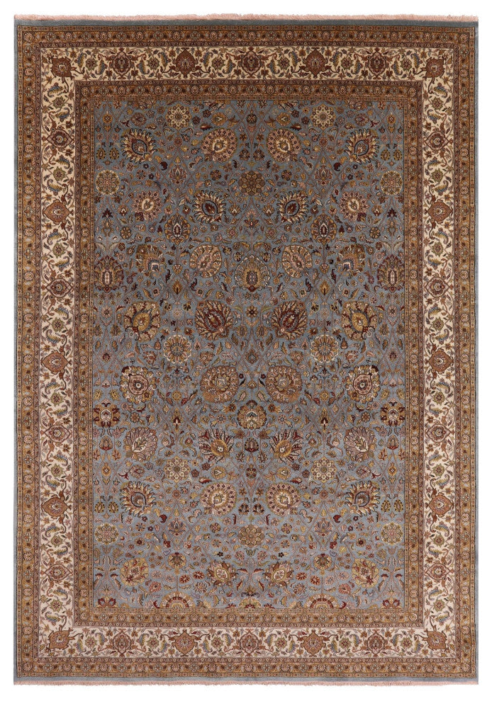 Persian Tabriz Hand-Knotted Wool Rug 10' 0" X 14' 0" Q9442