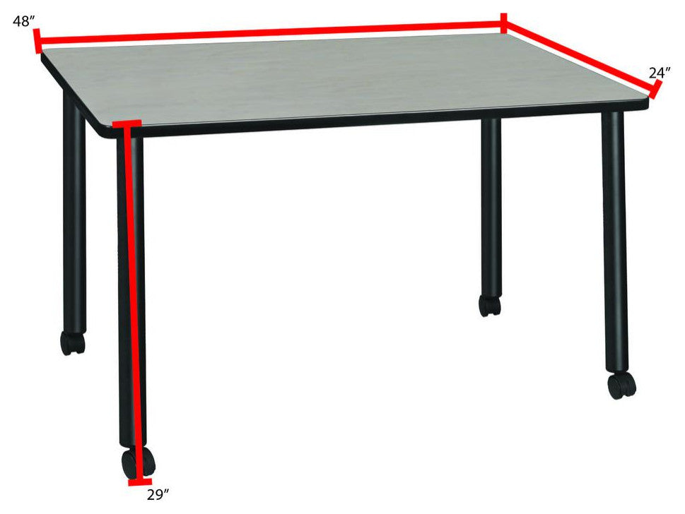 Regency Kee 48 x 24 in. Mobile Desk