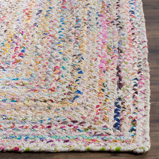 Safavieh Braided Collection BRD210 Rug, Red/Multi, 5'x8'