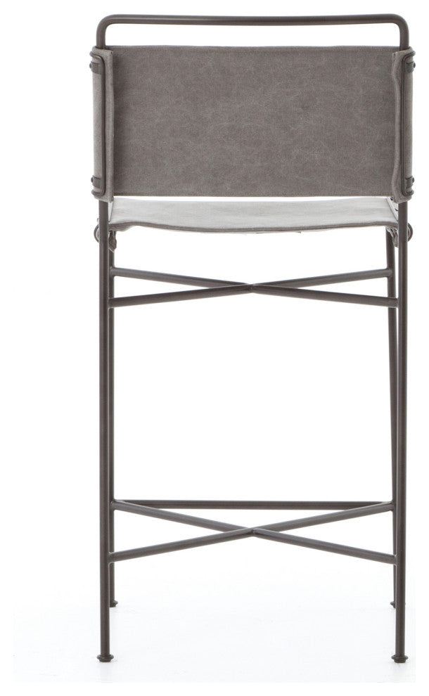 Wharton Stool-Stonewash Grey-Counter