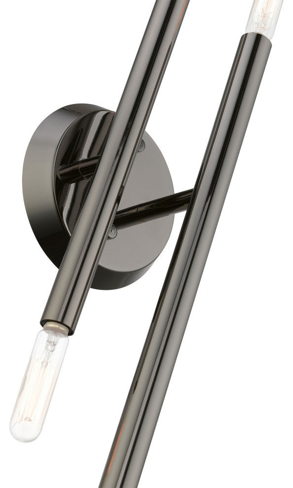 Soho 4 Light Black Chrome ADA Sconce