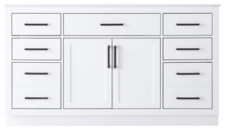 Home Living 60" Single Bathroom Vanity, White