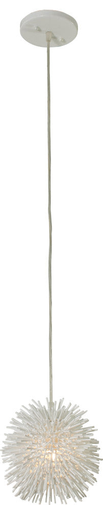 Varaluz Urchin 1-Lt Uber Mini Pendant - White