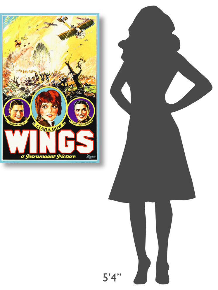 "Wings" Stretched Canvas Giclee by Hollywood Photo Archive, 24x36"
