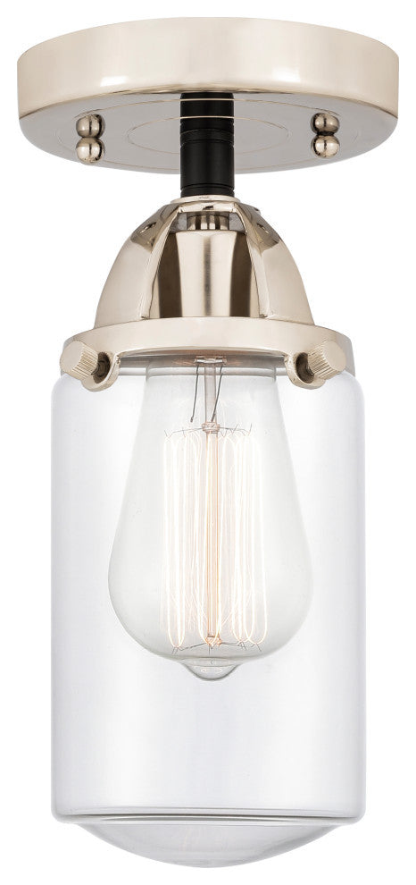 INNOVATIONS LIGHTING 288-1C-BPN-G312-LED Dover 1 Light 4.5 inch Semi-Flush Mount