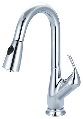 Single Handle Pull-Down Kitchen Faucet, Slate Grey