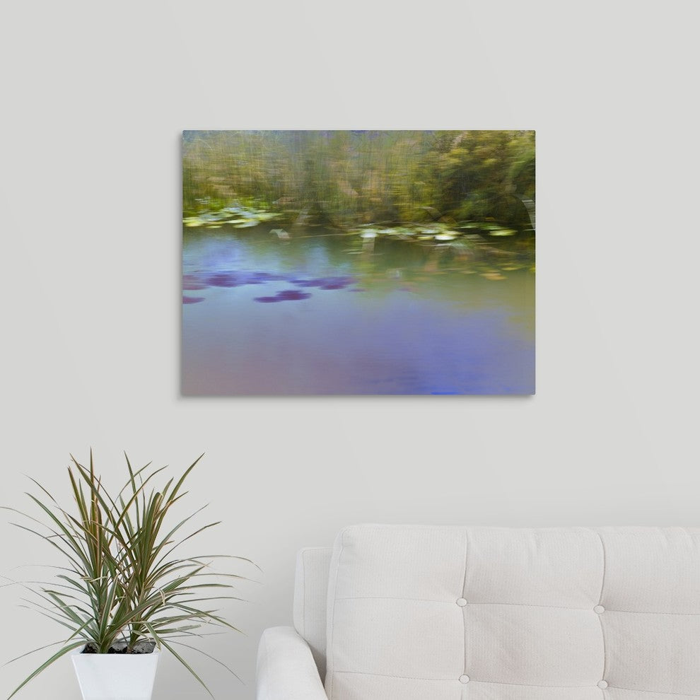 "In Search of a Kingfisher" Wrapped Canvas Art Print, 24"x18"x1.5"