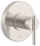 Parma Single Handle Pressure Balance Trim Kit for Valve Only Brushed Nickel