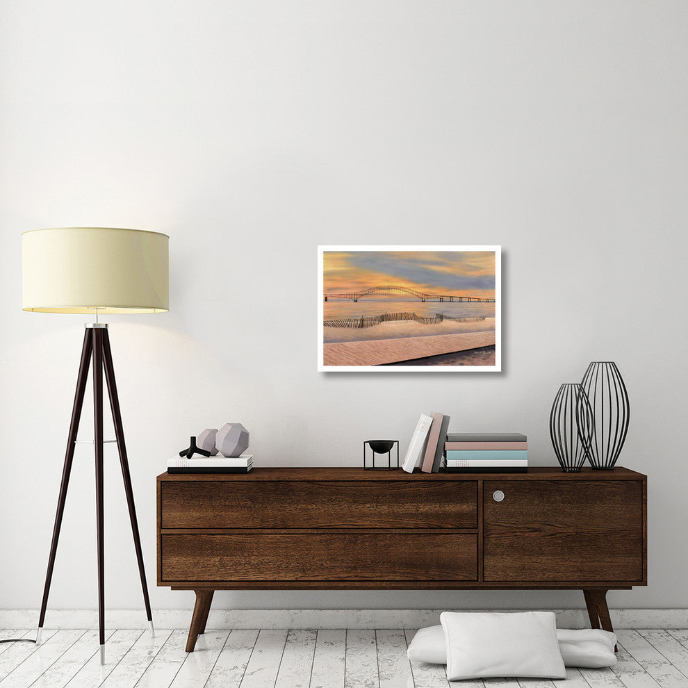"Captree Sunset" Digital Paper Print by Diane Romanello, 32"x22"