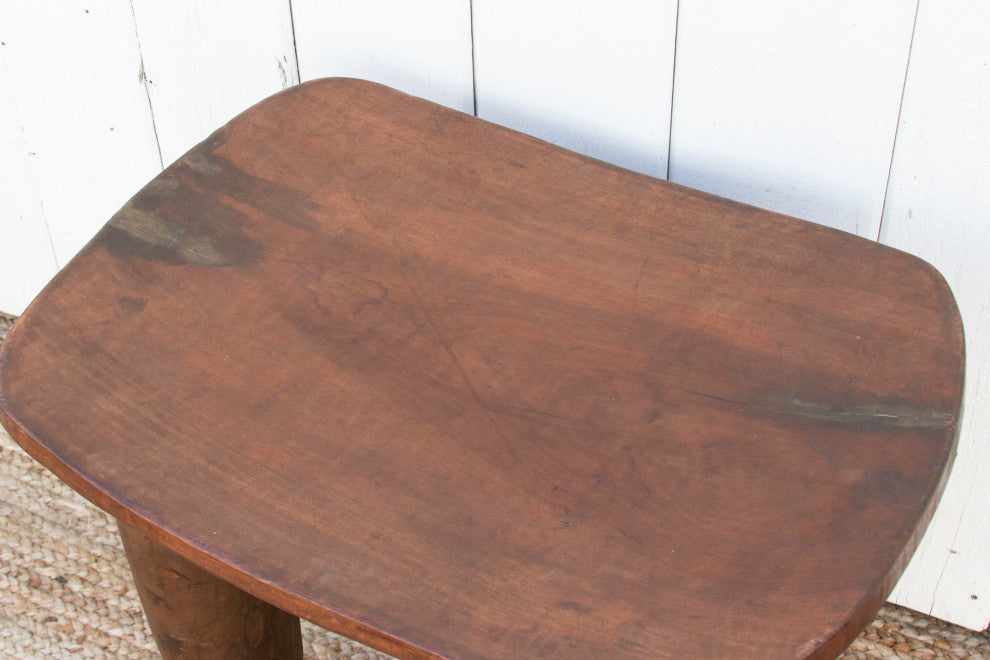 Hand-carved Rustic Senufo Side Table
