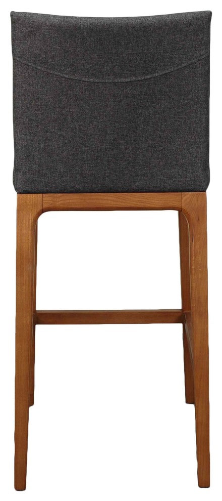 Devon Counter stool Walnut LegsSet of 2, Night Shade, Fabric