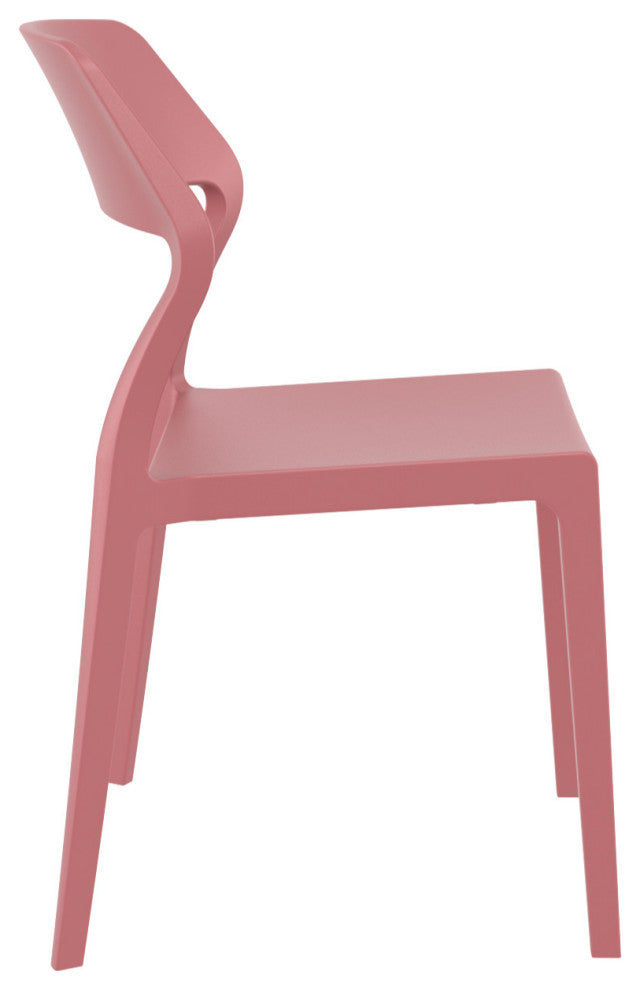 Snow Dining Chair, Set of 2, Marsala