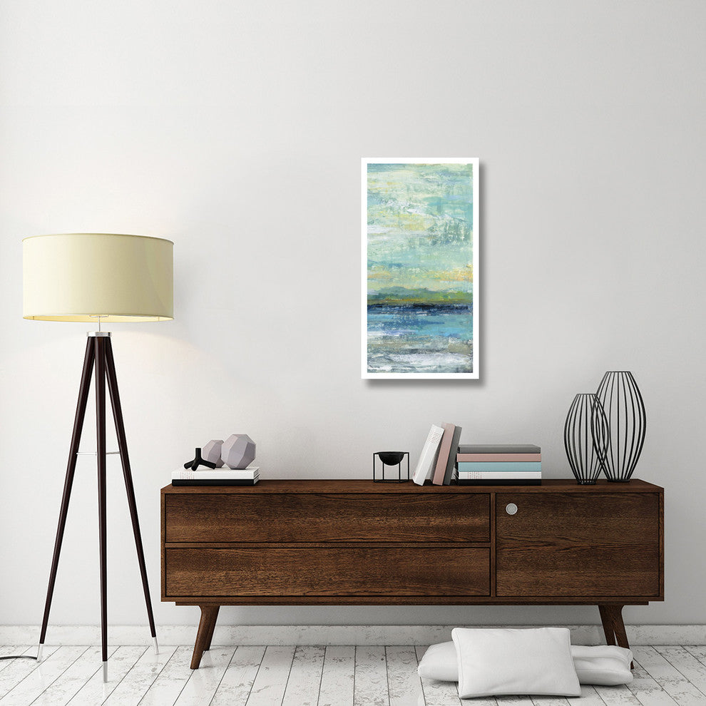 "Calm Lake Panel III" Digital Paper Print by Silvia Vassileva, 20"x38"