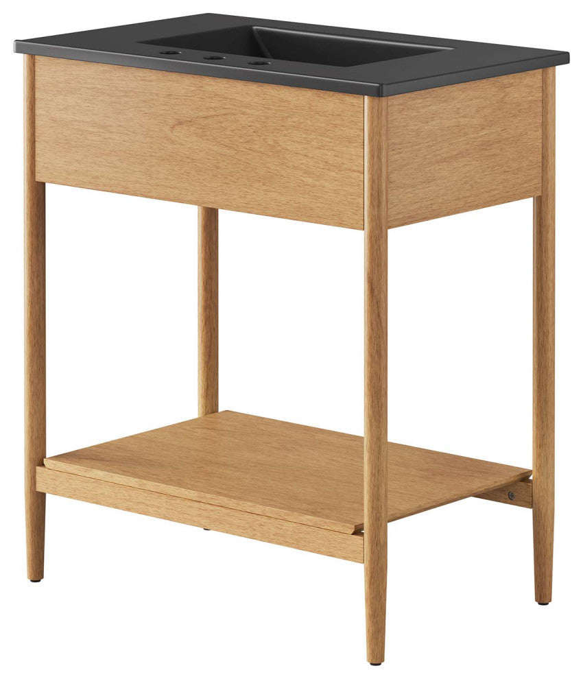 Zaire 30" Bathroom Vanity - Natural Black