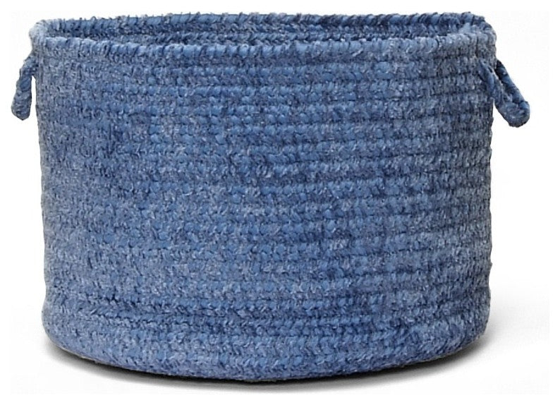 Colonial Mills Basket Spring Meadow Petal Blue Round