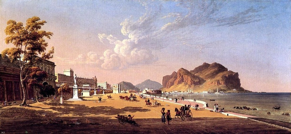 Robert Salmon View of Palermo Wall Decal