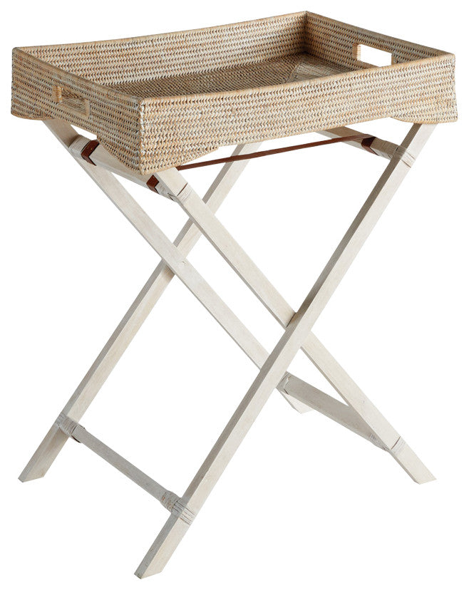 Burma Rattan Butler Tray Table