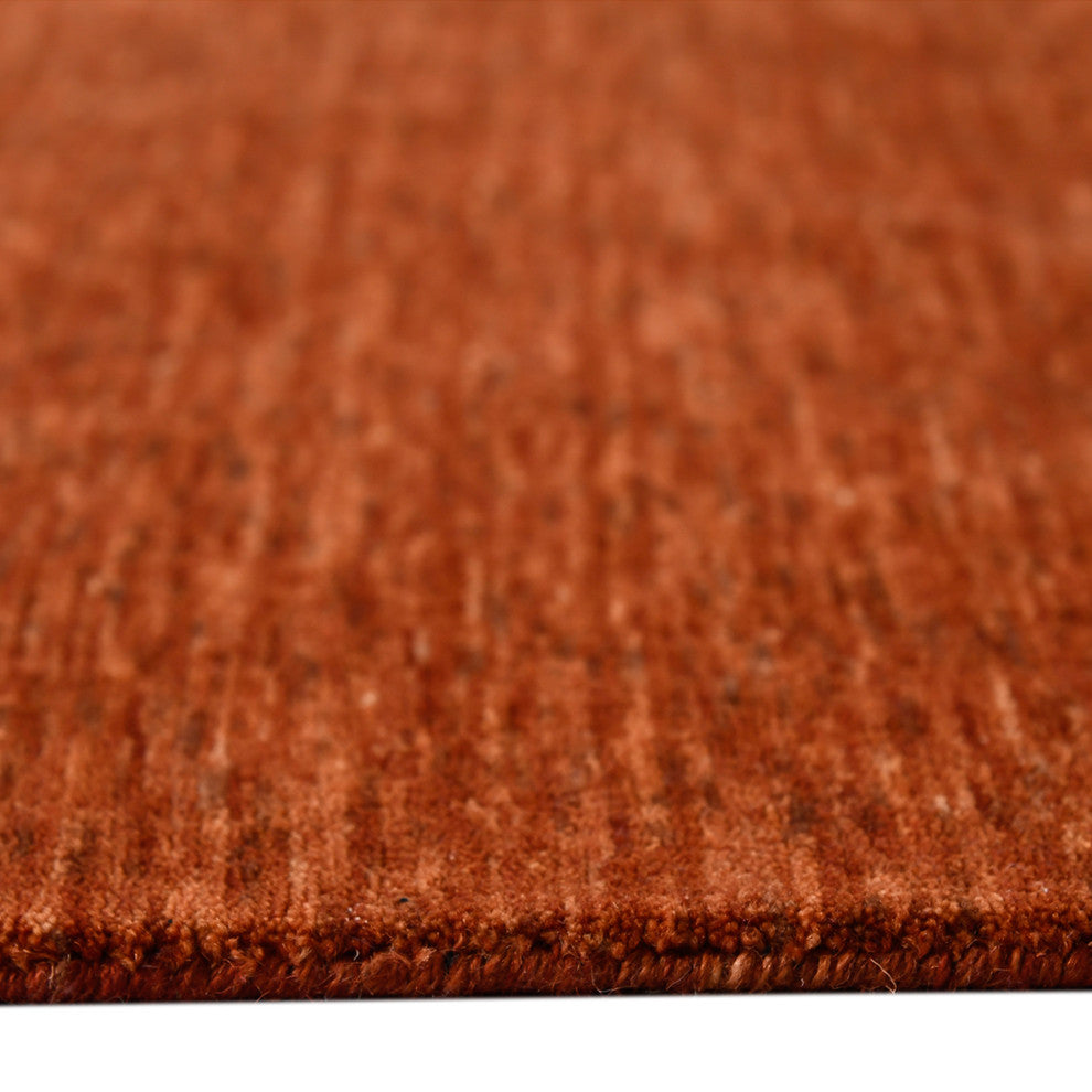 Arizona Rye Area Rug, Red, 4' x 6', Solid