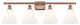 Innovations 516-4W-AC-GBC-81-LED 4 Light Bath Vanity Light, Antique Copper