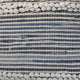 Bold Textured Navy Throw Pillow