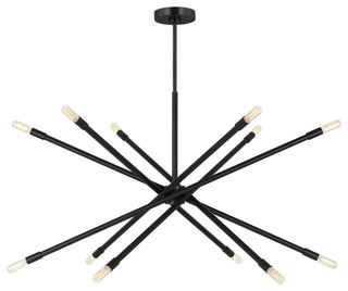 Eastyn 12-Light Indoor Extra Large Chandelier, Midnight Black