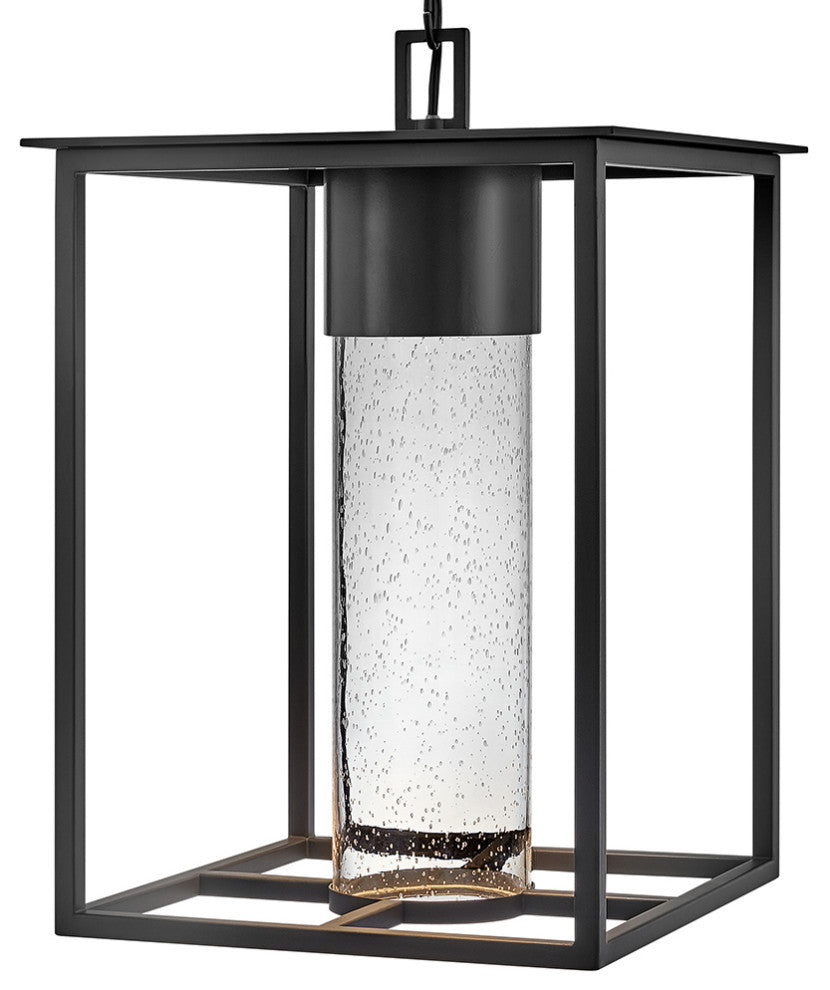 Coen LED Hanging Lantern, Black