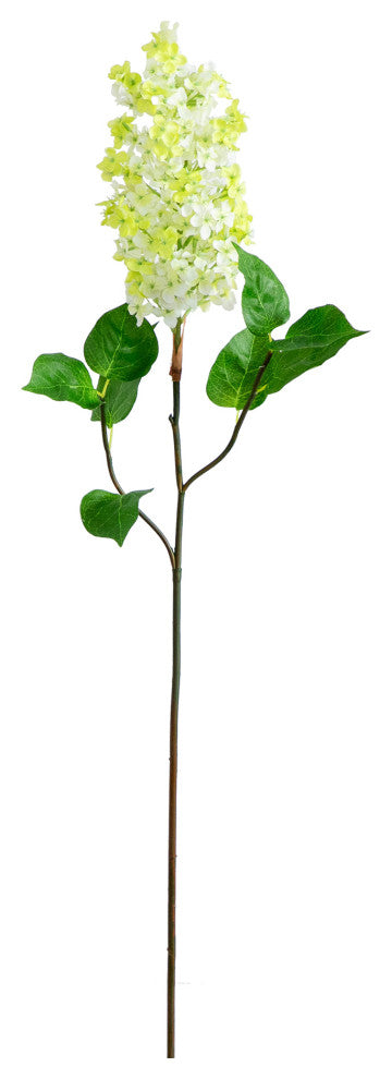 36in. Artificial Lilac Flower Stems, Set of 3, White