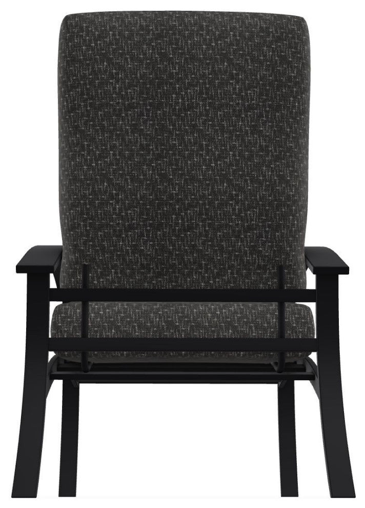Belle Isle Cushion Deep Seating Outdoor Armchair, Hither Char/Black