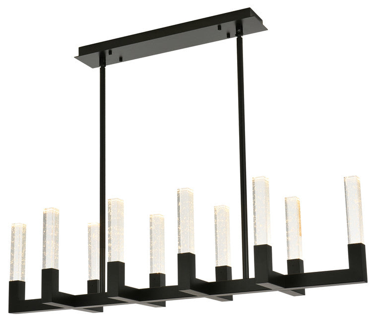 48" Adjustable LED Pendant, Black