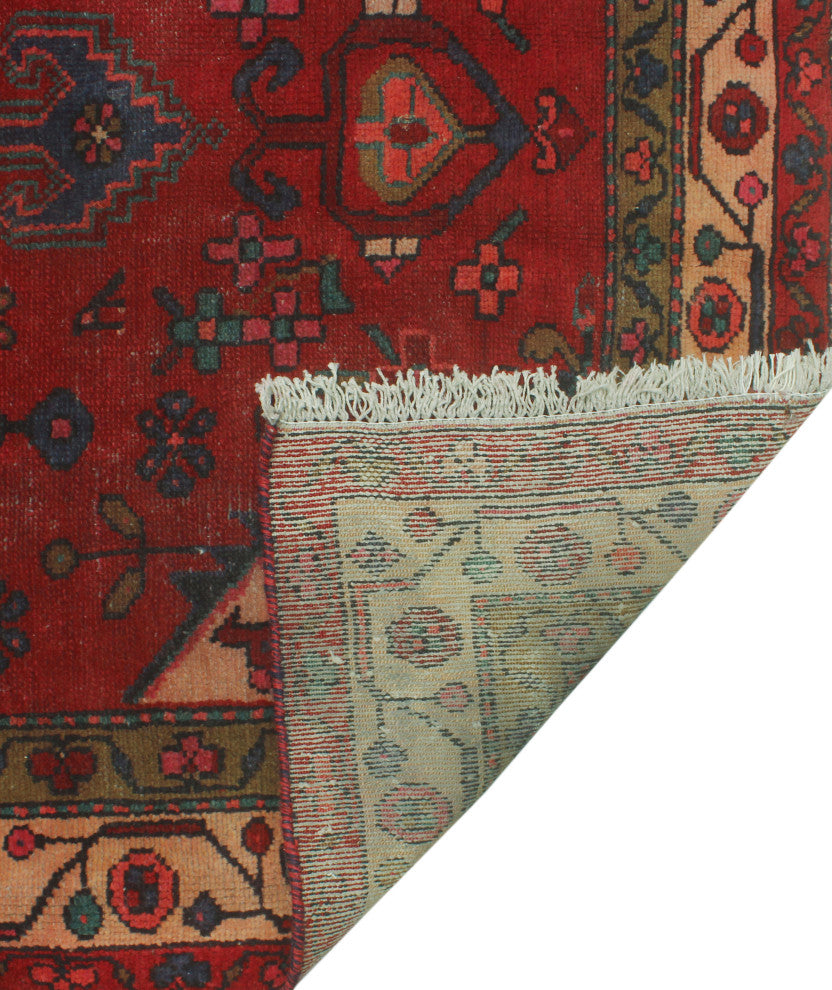 Fine Vintage Distressed Ani Red Rug