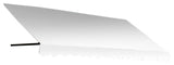 Awntech 3' Dallas Retro Acrylic Fabric Fixed Awning, White