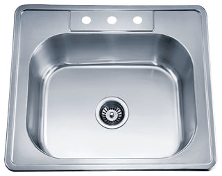 Dawn Top Mount Single Bowl Sink