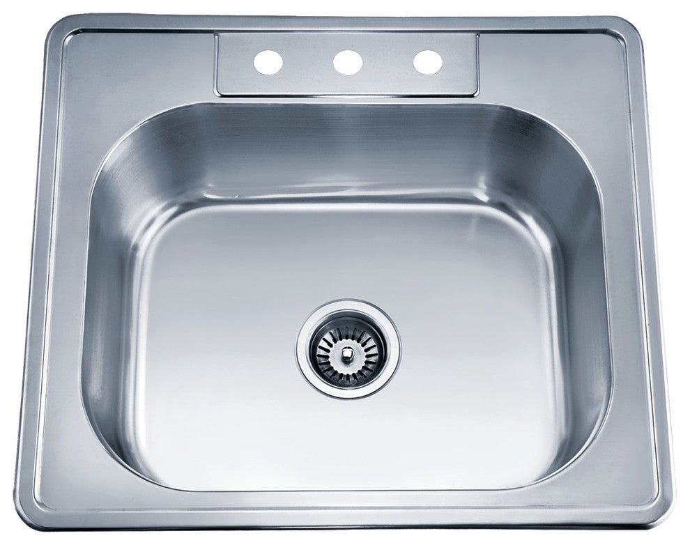 Dawn Top Mount Single Bowl Sink