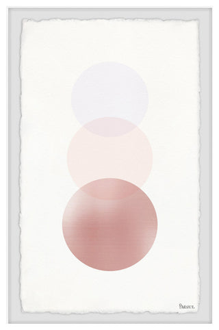 "Pink Ombre" Framed Painting Print, 20"x30"