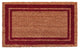 Calloway Mills Burgundy Border Doormat, 18"x30"