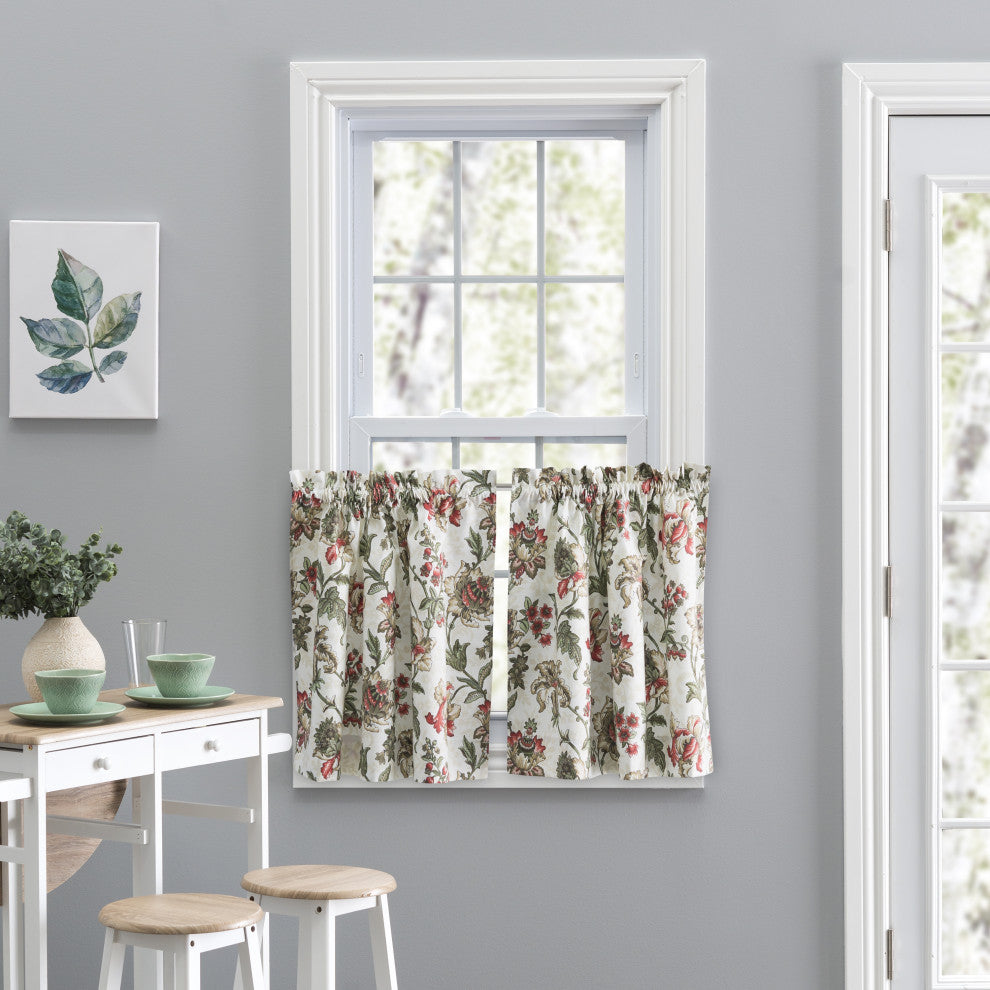 Madison Floral Tailored Tiers, Brick, 56x36