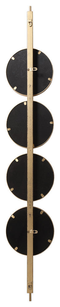 Uttermost Button Gold Mirror