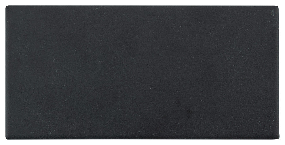 Piscina Brick Matte Nero Porcelain Floor and Wall Tile