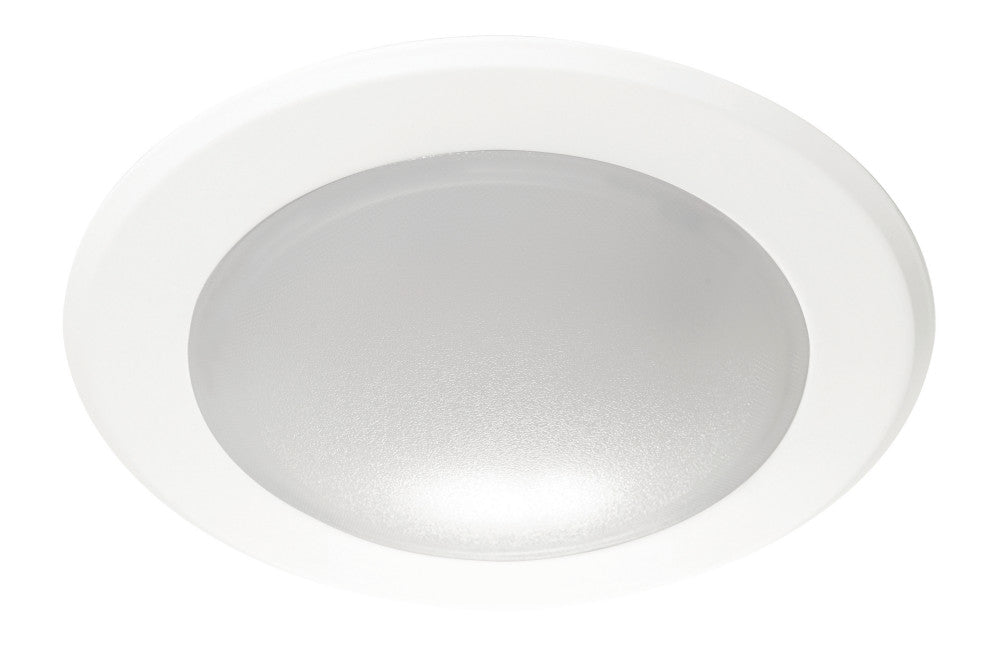 Slim - 6" LED Flush Mount - White Finish - Frosted Diffuser