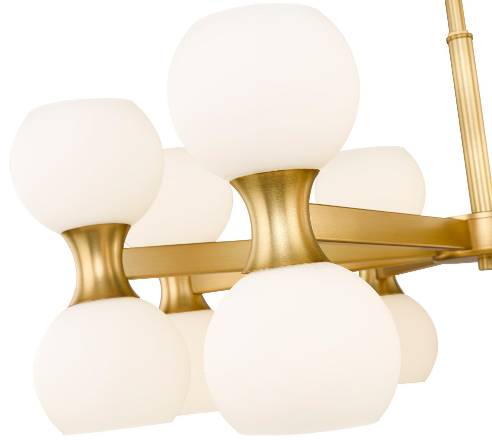 Z-LITE 16-Light Chandelier, Modern Gold