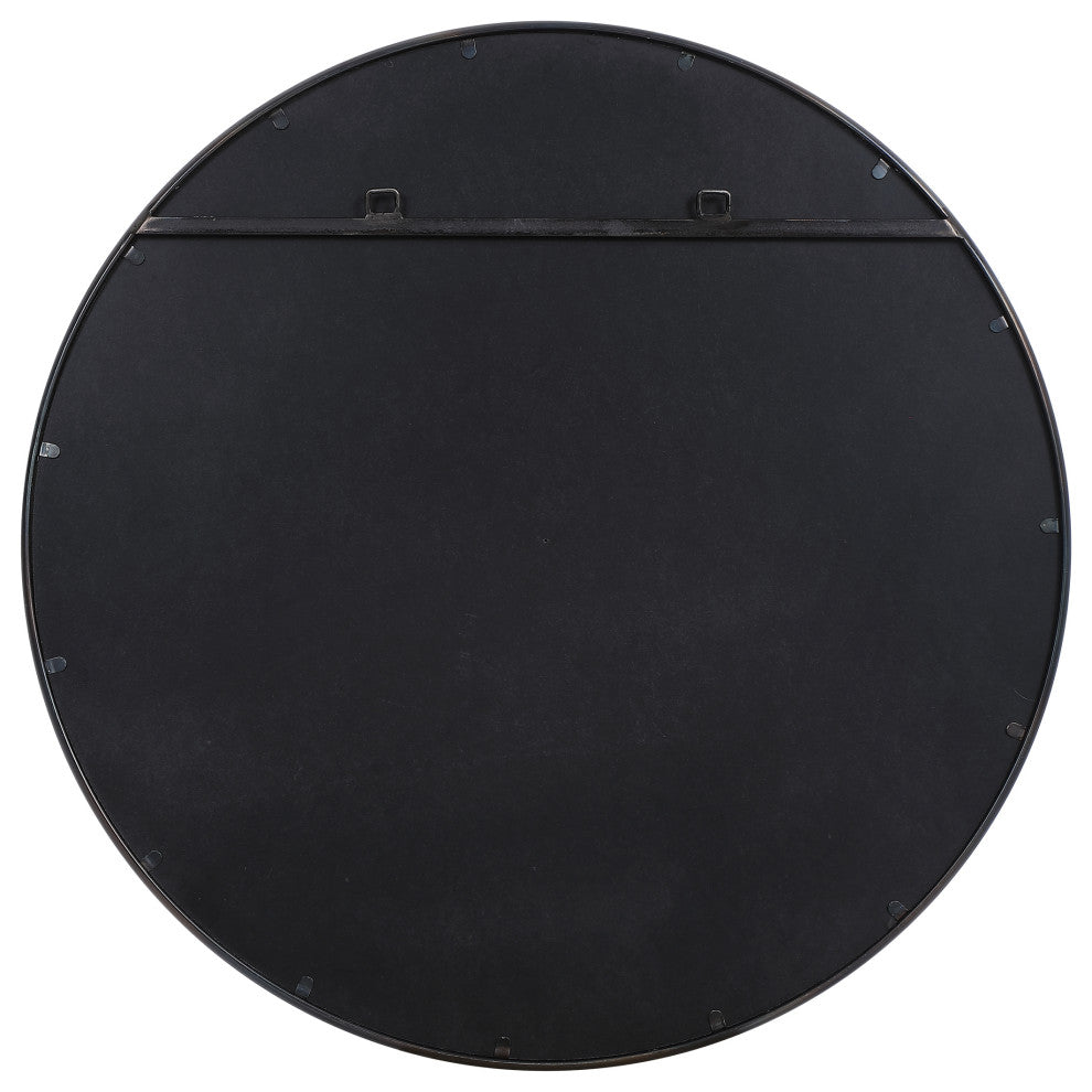 Uttermost Belham Round Iron Mirror