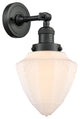 Innovations 203-BK-G661-7 1 Light Sconce, Matte Black