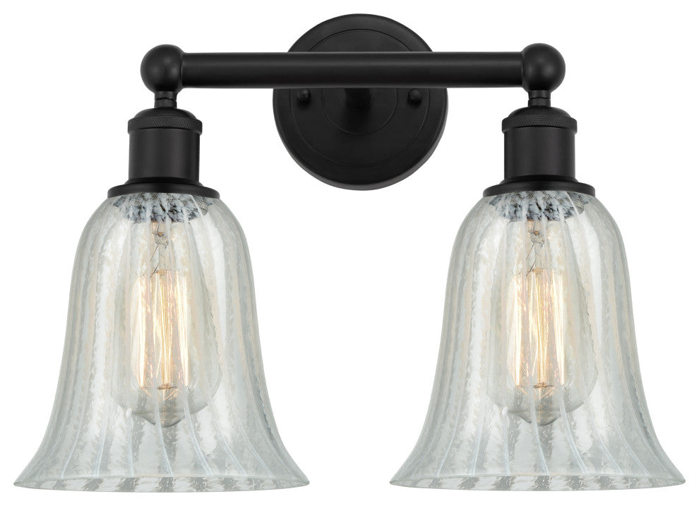 Innovations 616-2W-BK-G2811 Hanover 2 Light 15.25" Bath Vanity Light Matte Black